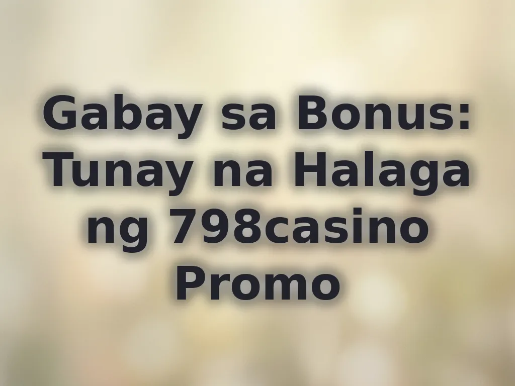 Gabay sa Bonus Calculation